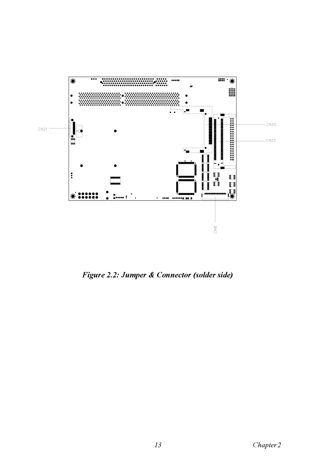 Intel M600 user manual Jumper & Connector solder side 