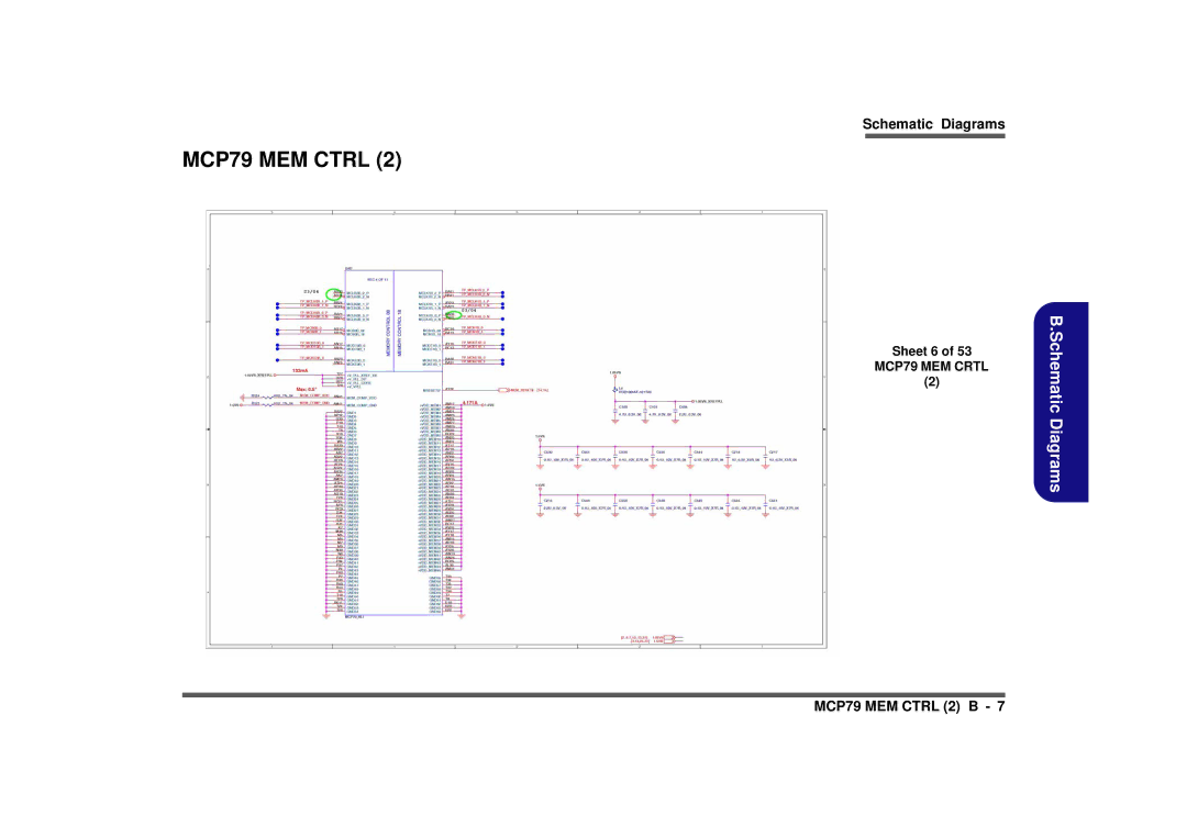 Intel M980NU manual Sheet 6 