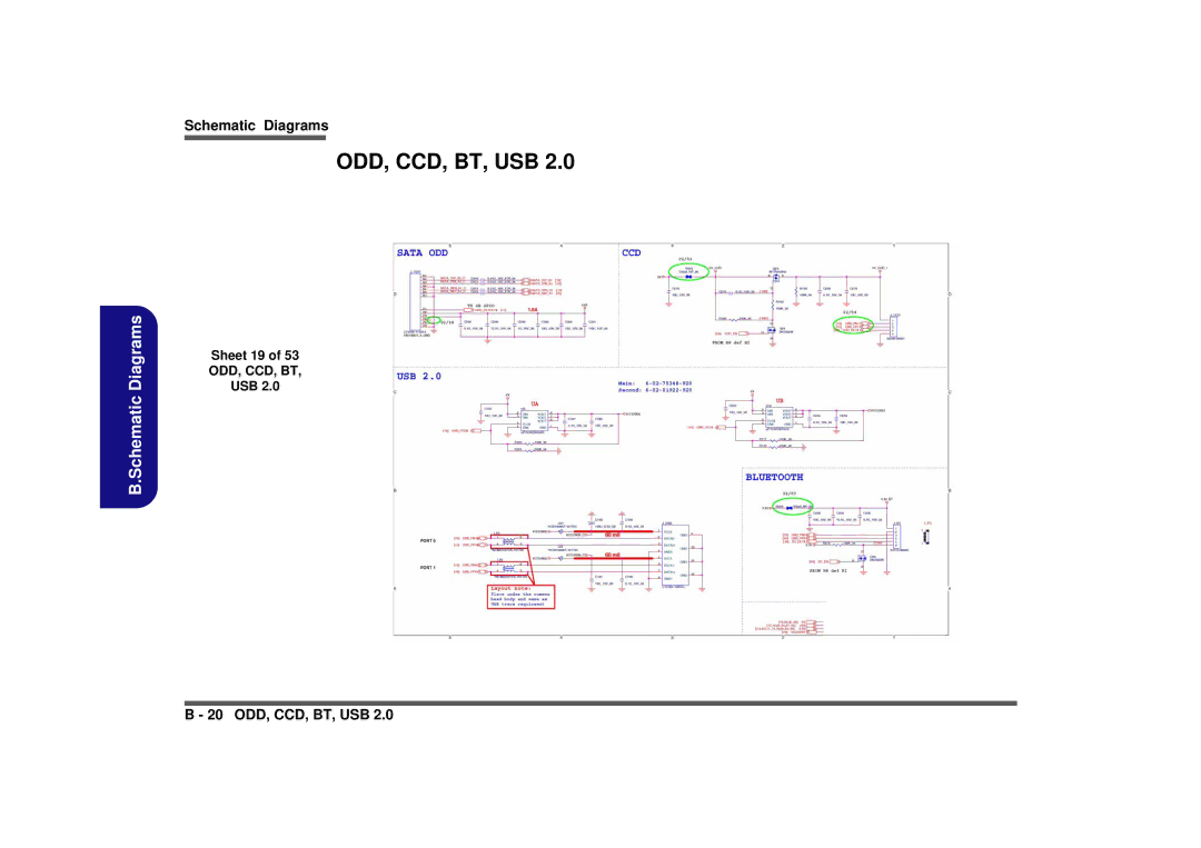 Intel M980NU manual Sheet 19, Usb 