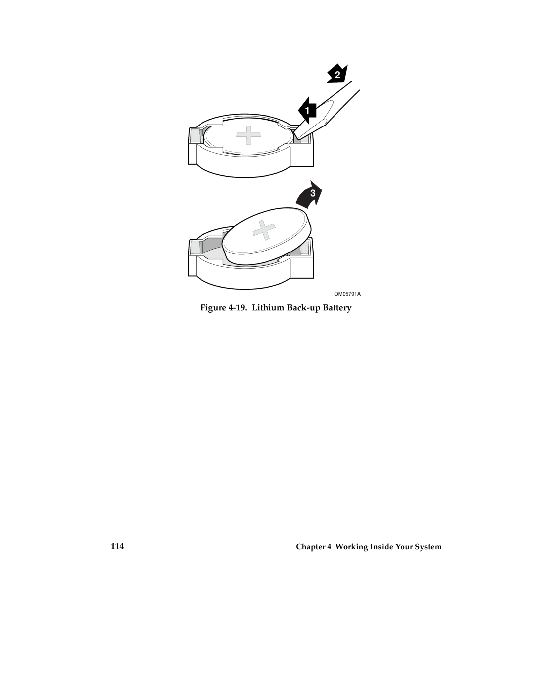 Intel MB440LX manual Lithium Back-up Battery 