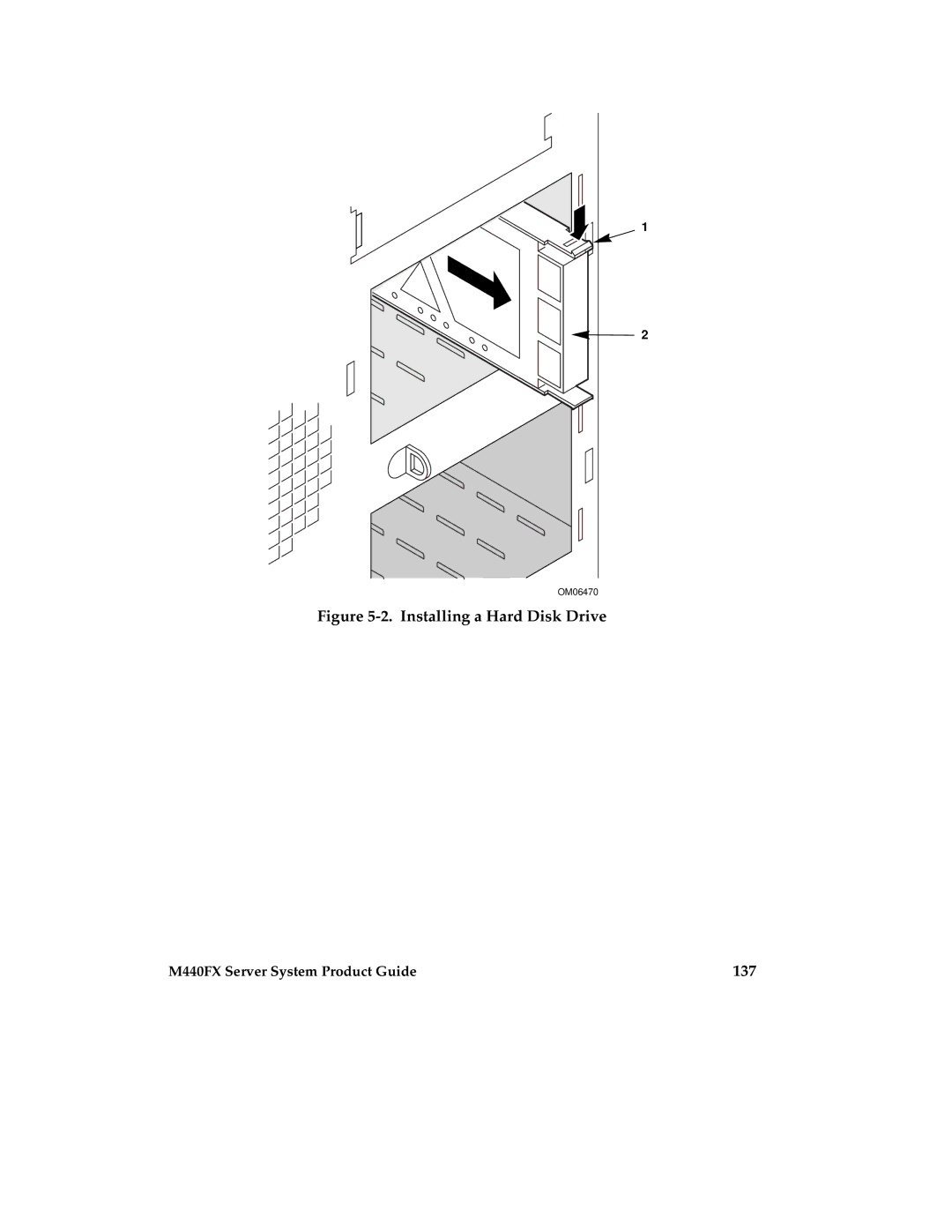 Intel MB440LX manual Installing a Hard Disk Drive, 137 