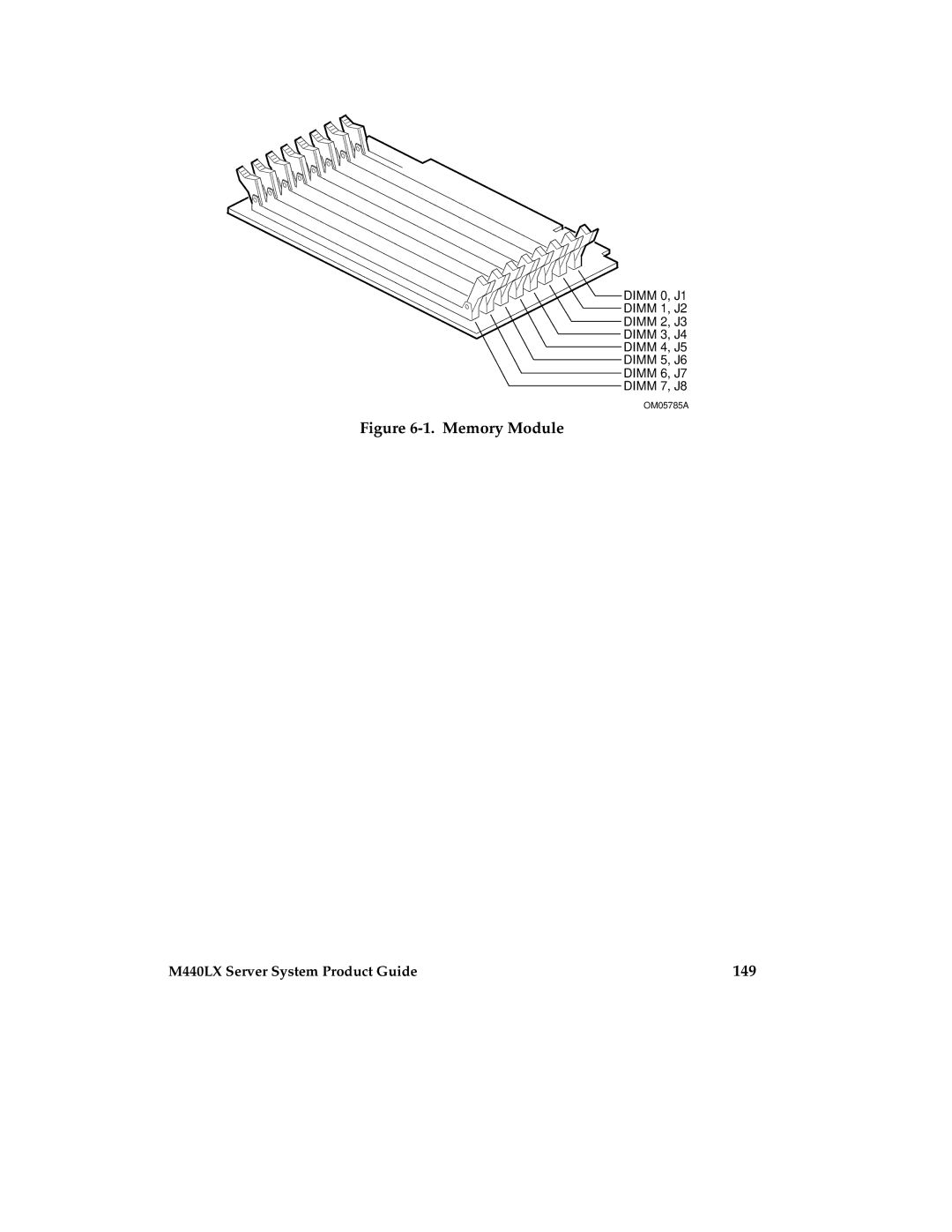 Intel MB440LX manual Memory Module, 149 