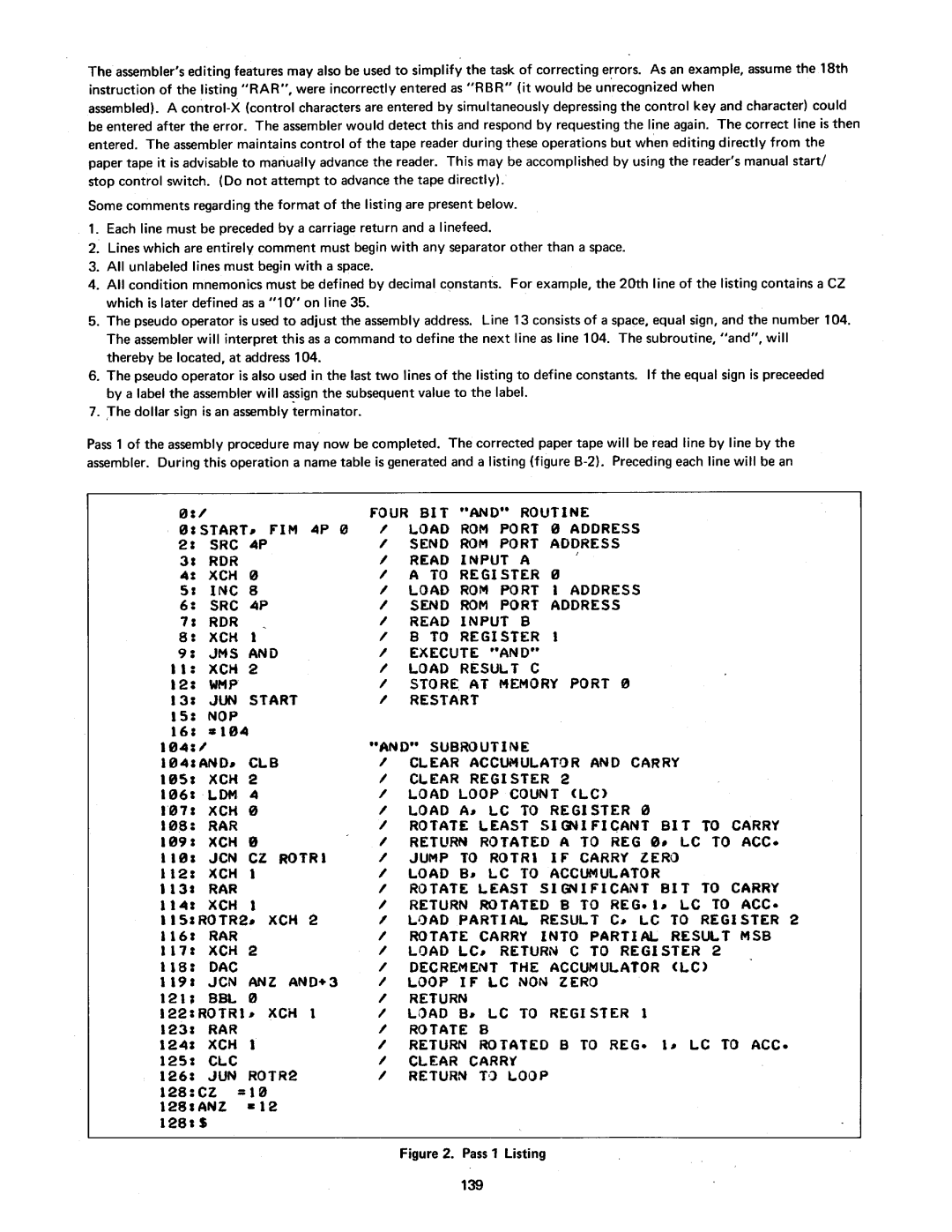 Intel MCS-4 manual 