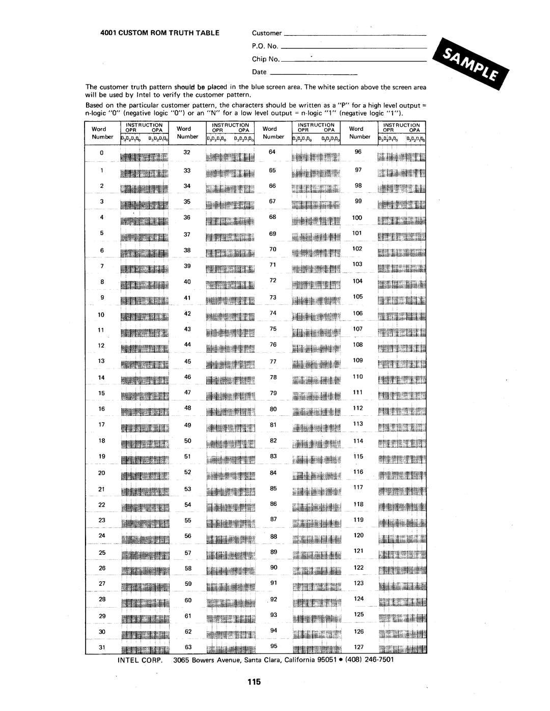 Intel MCS-4 manual 