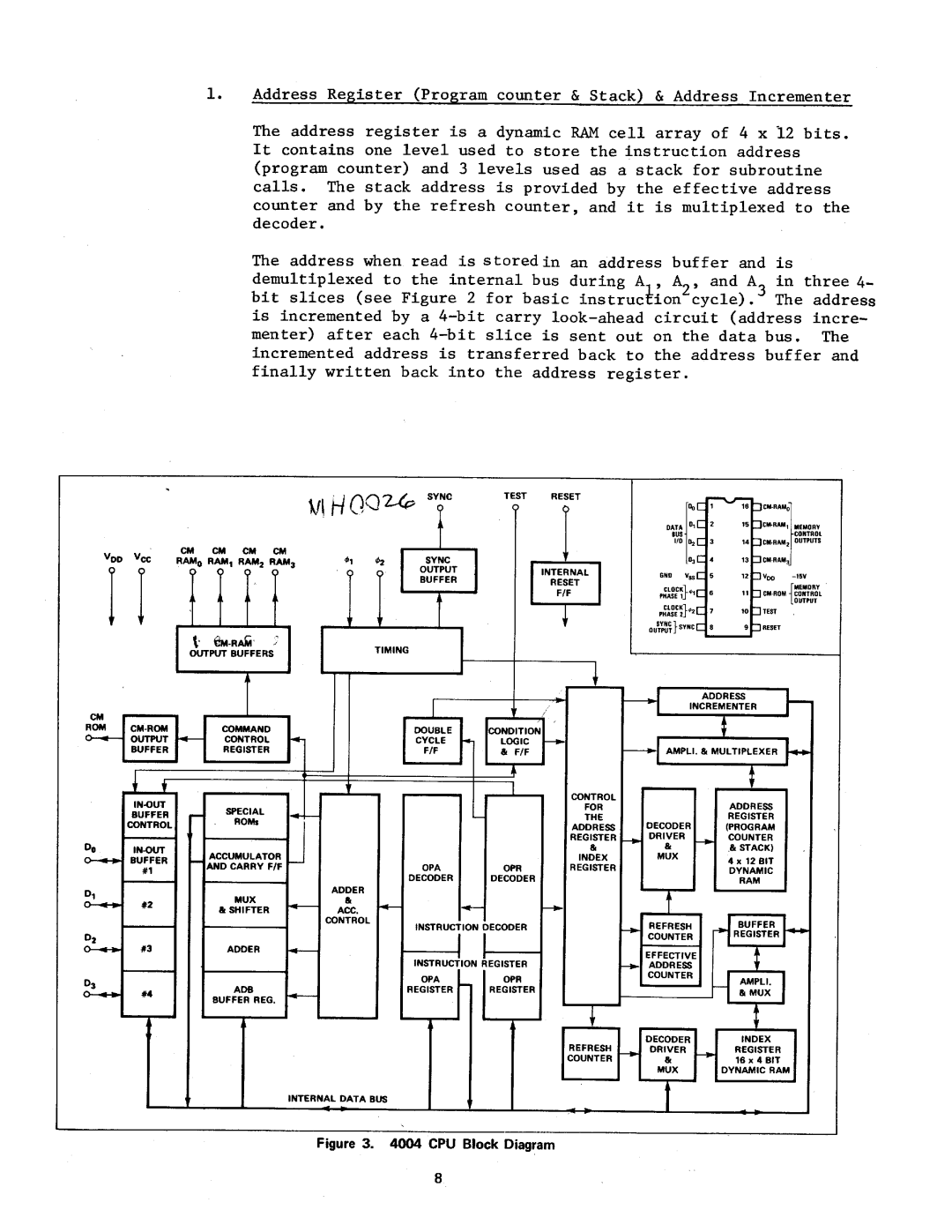 Intel MCS-4 manual 