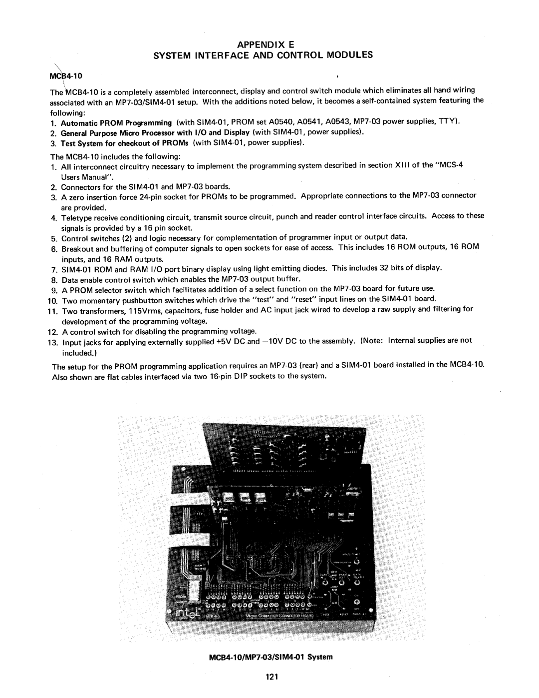 Intel MCS-4 manual 