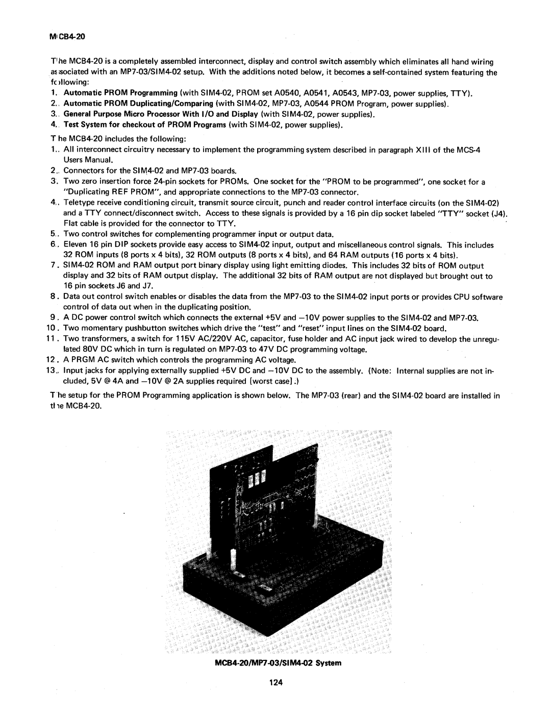 Intel MCS-4 manual 