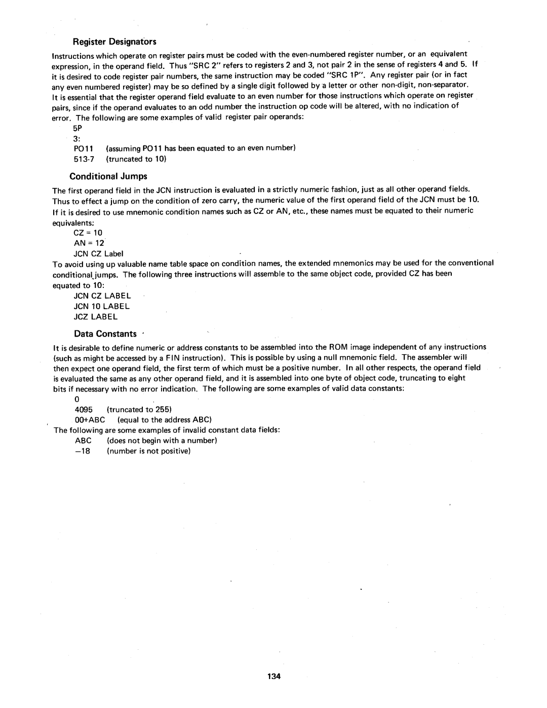 Intel MCS-4 manual 
