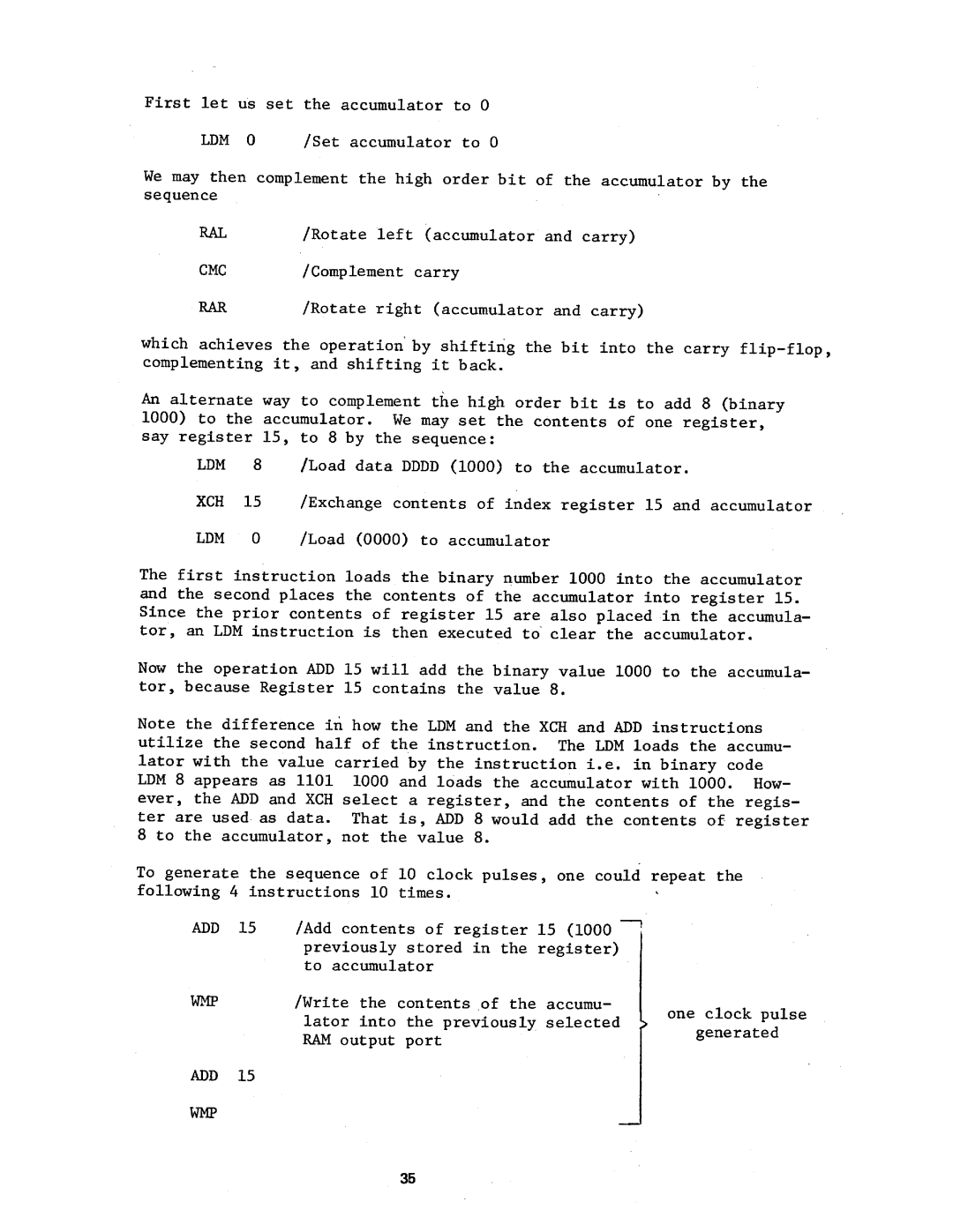 Intel MCS-4 manual 