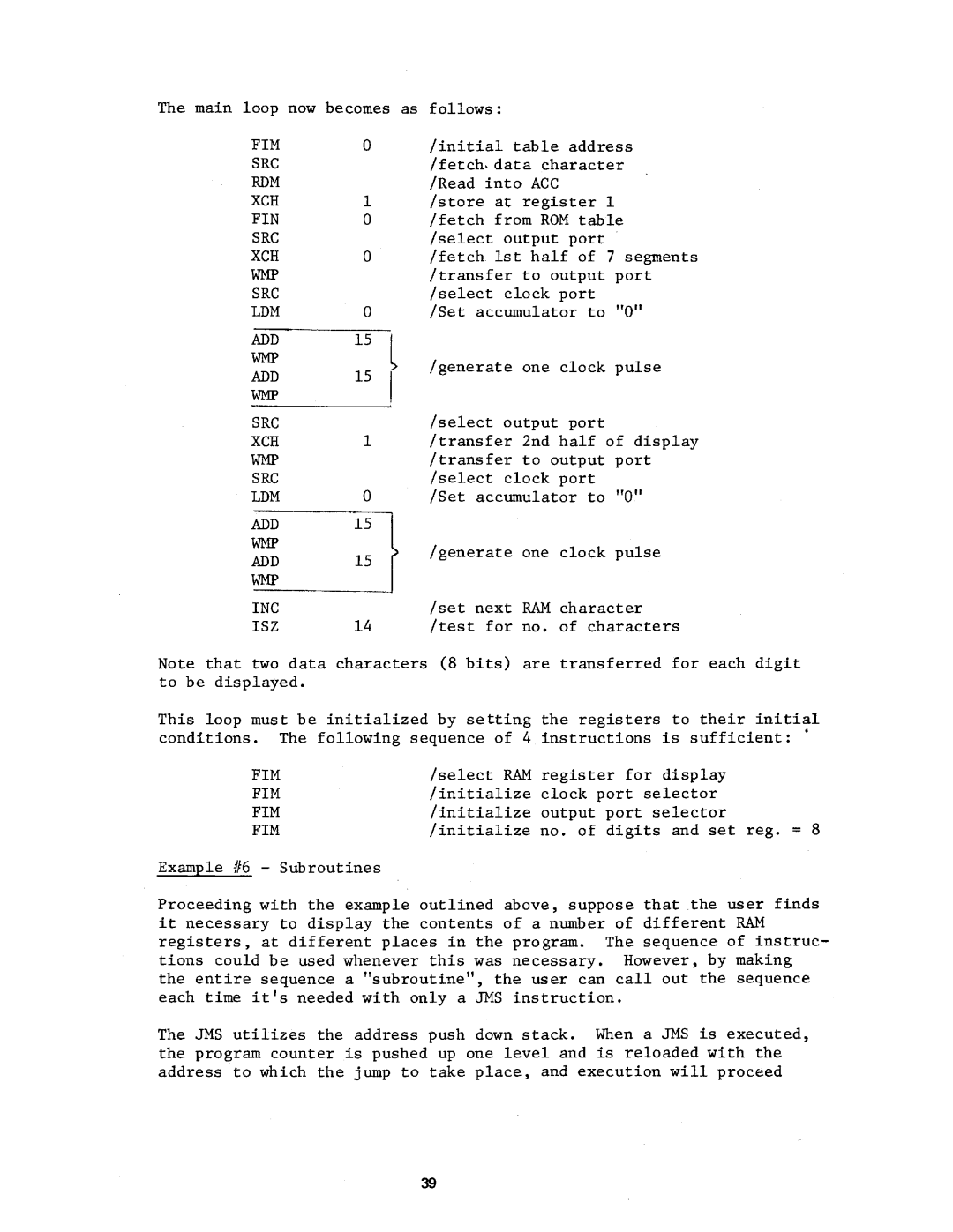 Intel MCS-4 manual 