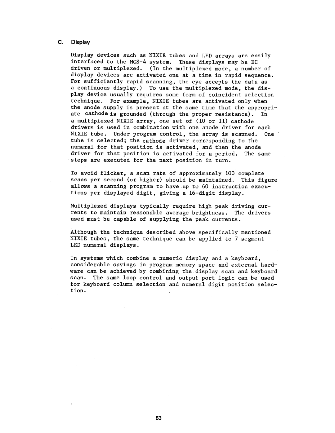 Intel MCS-4 manual 