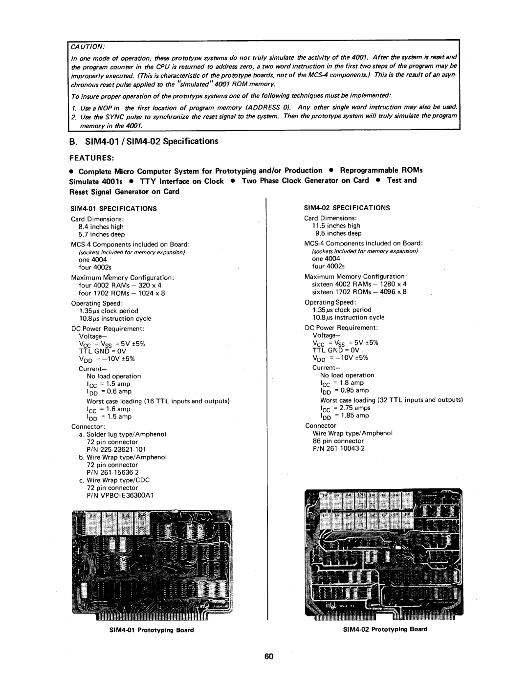 Intel MCS-4 manual 