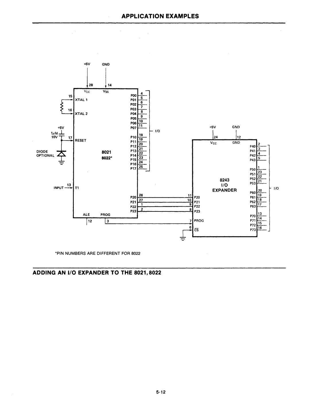 Intel mcs-48 manual ~fd...L, Pinnumbers are Different for 