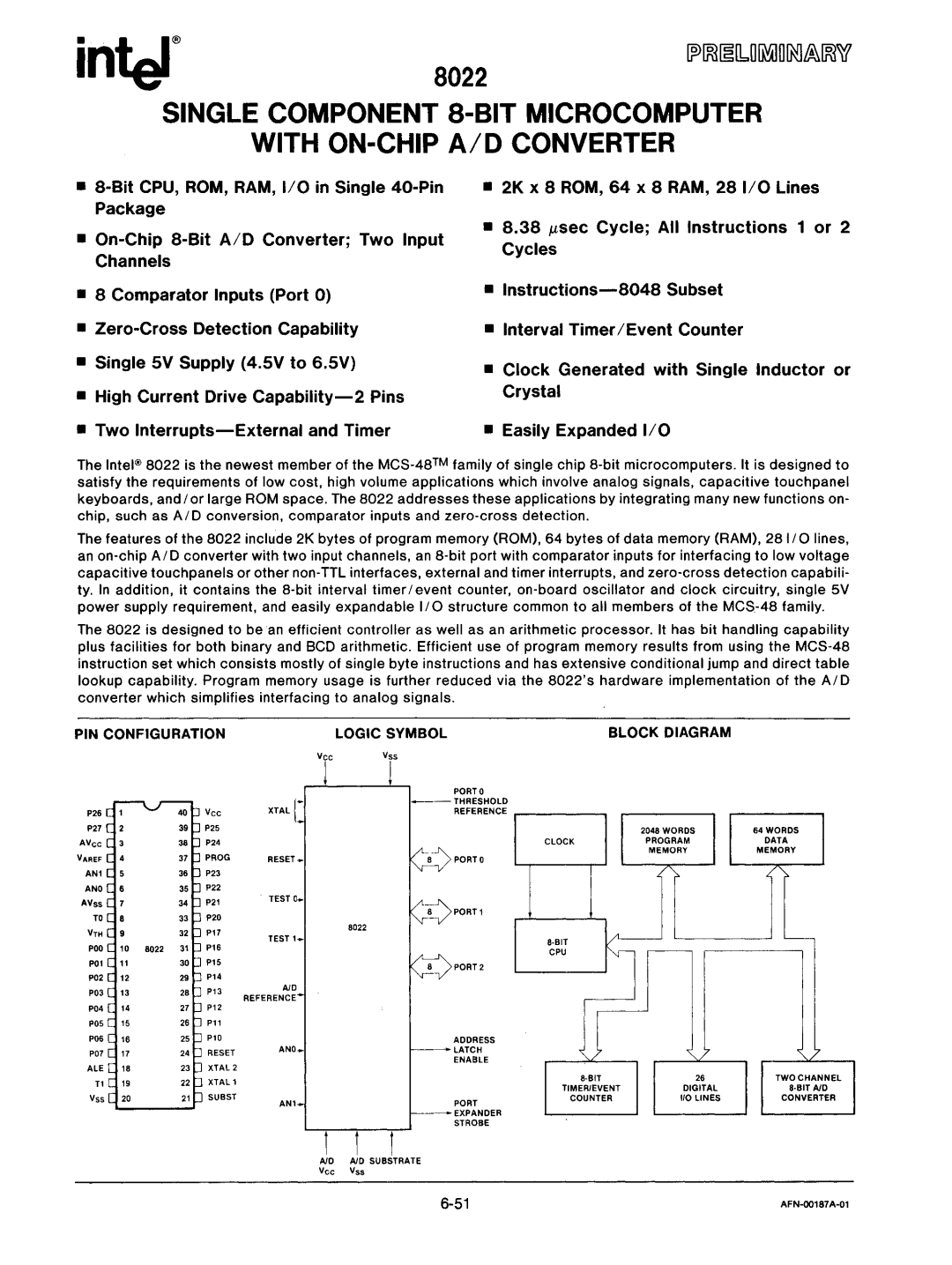 Intel mcs-48 manual 8022 