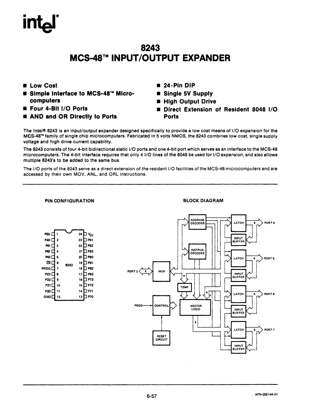 Intel mcs-48 manual Inter 