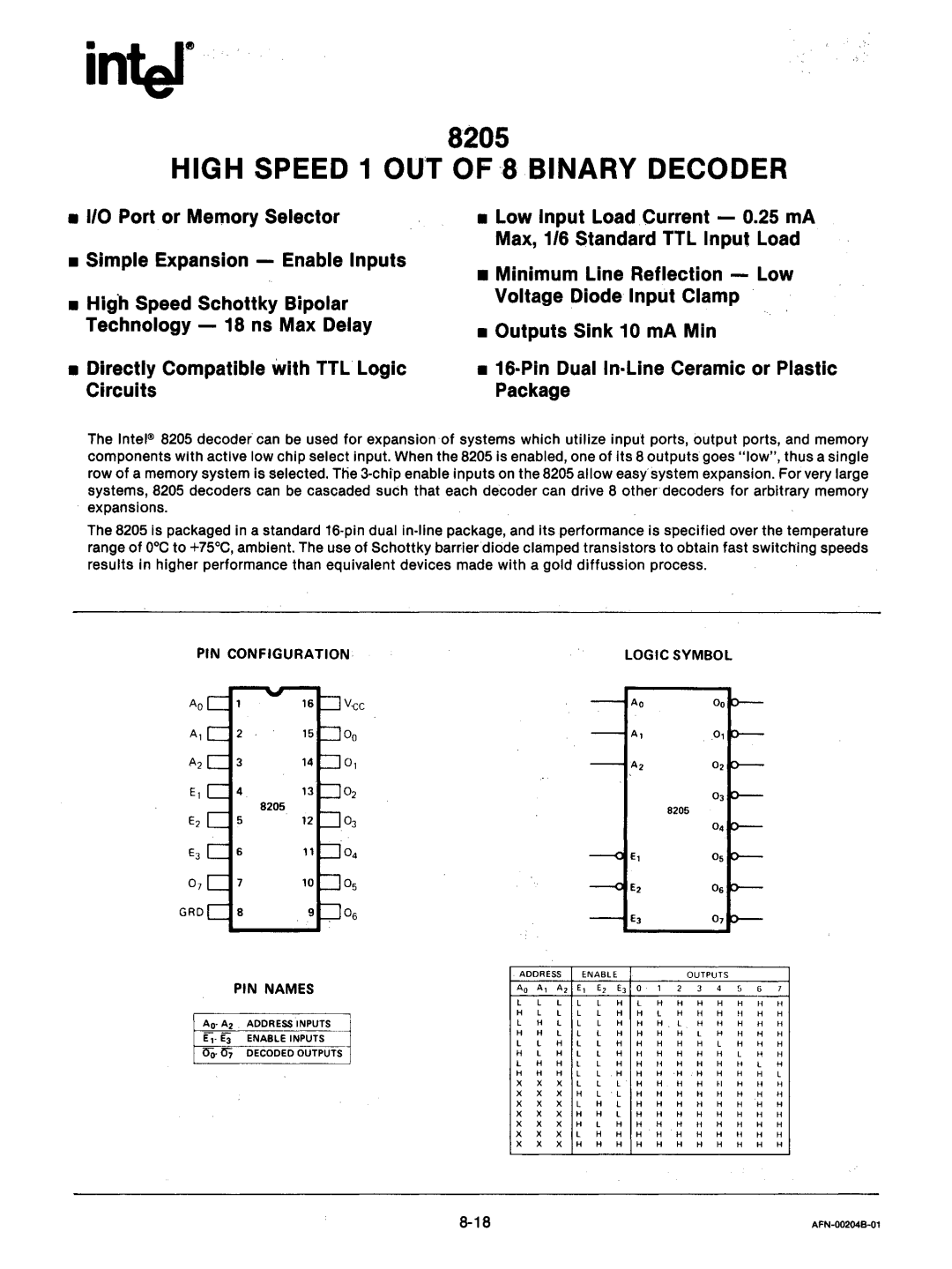 Intel mcs-48 manual 8205 