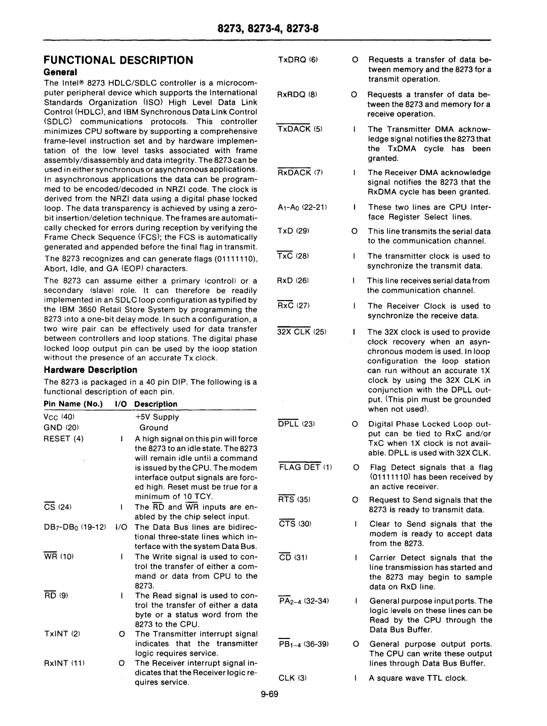 Intel mcs-48 manual 32XCLi, Flag DET 