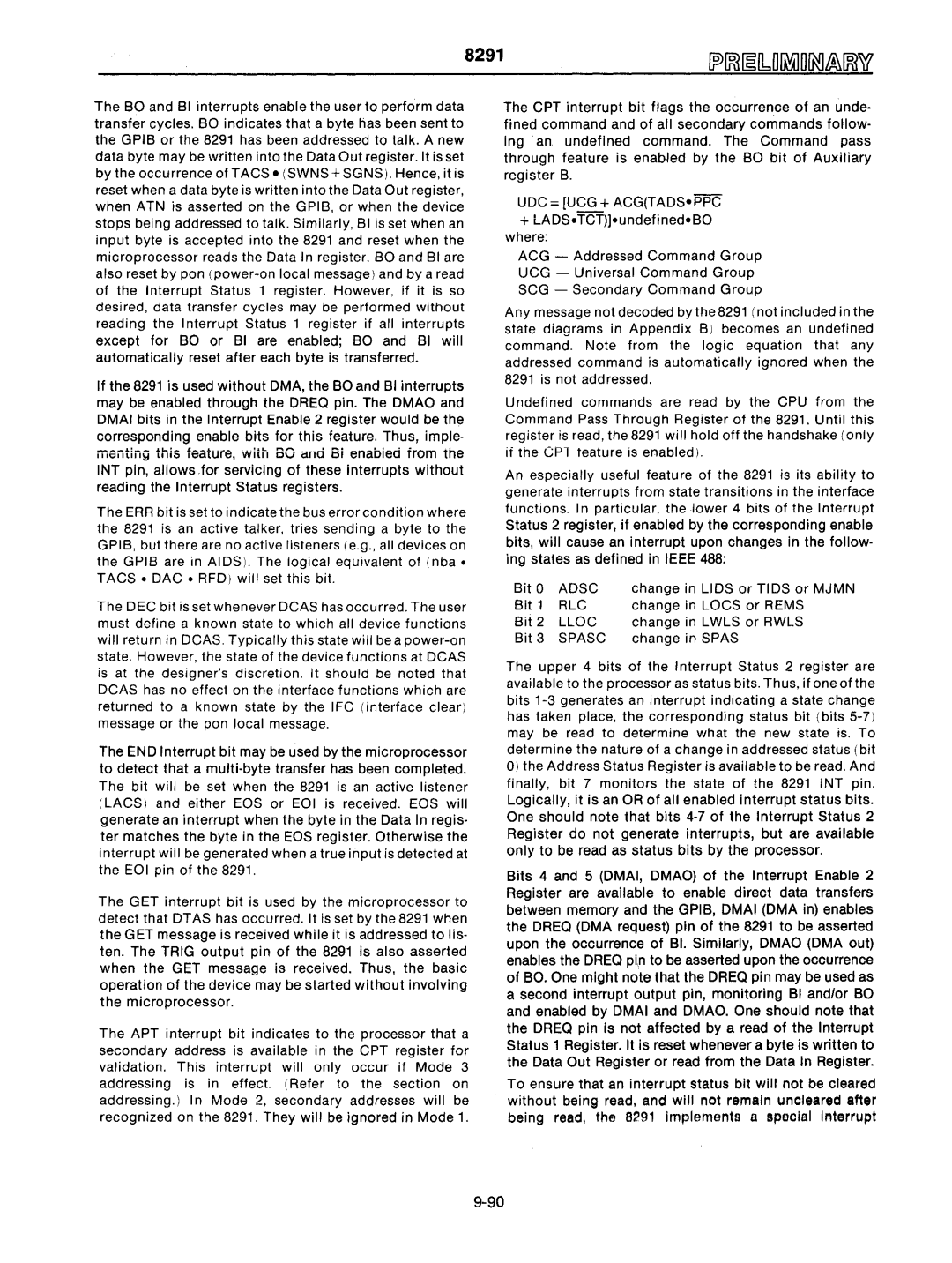 Intel mcs-48 manual Menting this feature, with 80 and Bi enabied from 