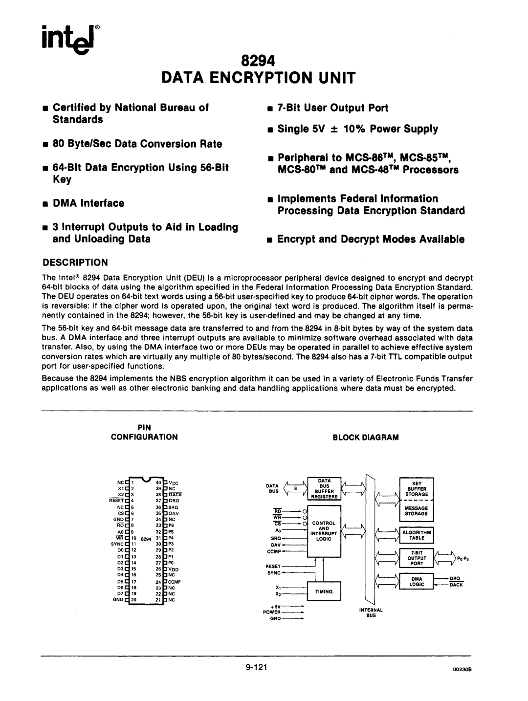 Intel mcs-48 manual 8294 