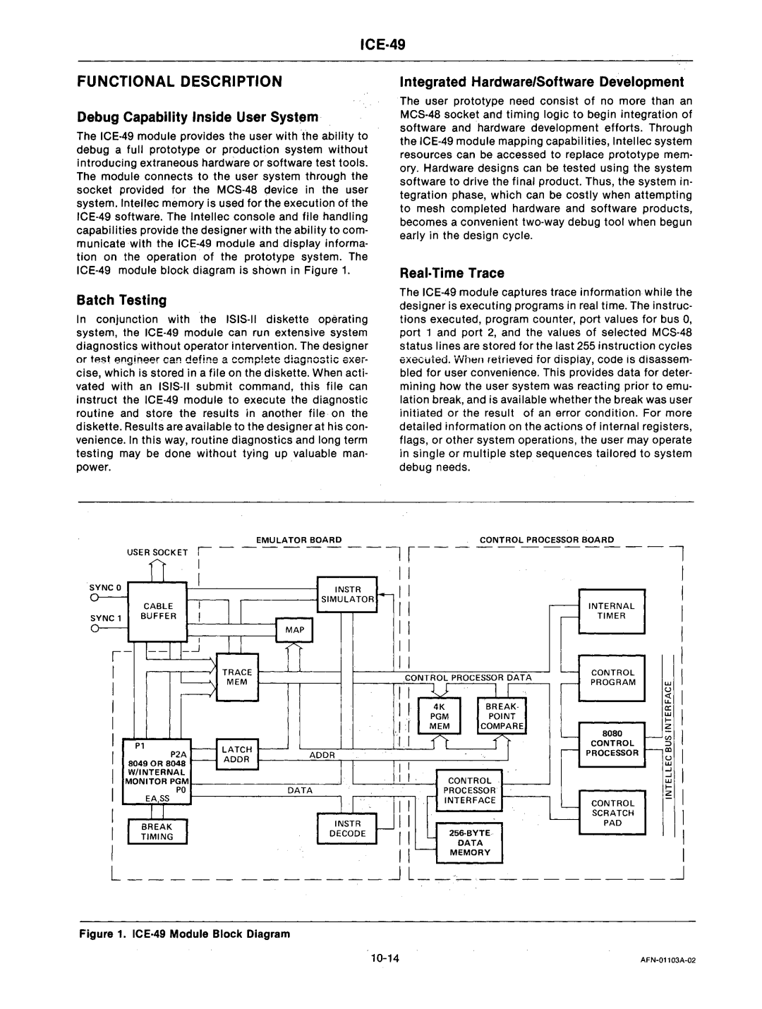 Intel mcs-48 manual ~ L ·, ICE·49 