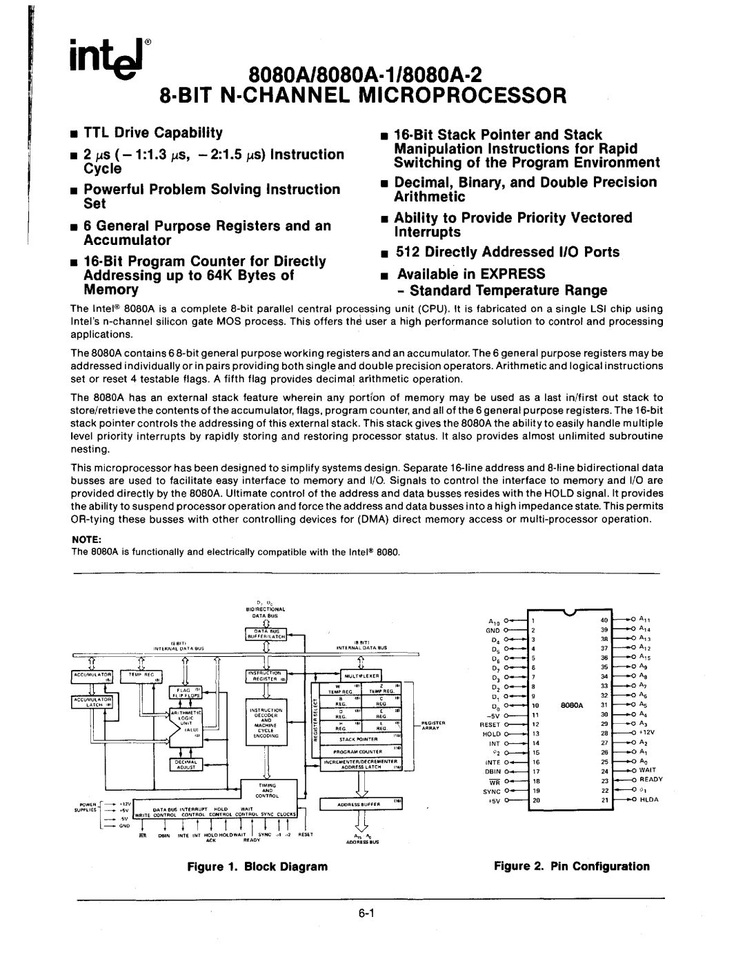 Intel MCS-80/85 manual Inter 