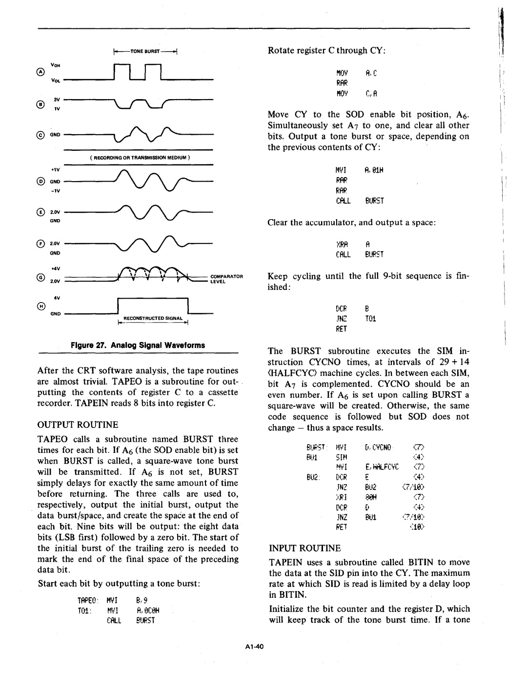 Intel MCS-80/85 manual But, BLl2, T01 ~1V! A..OCeH, FeNO, BtJ2 €lH 