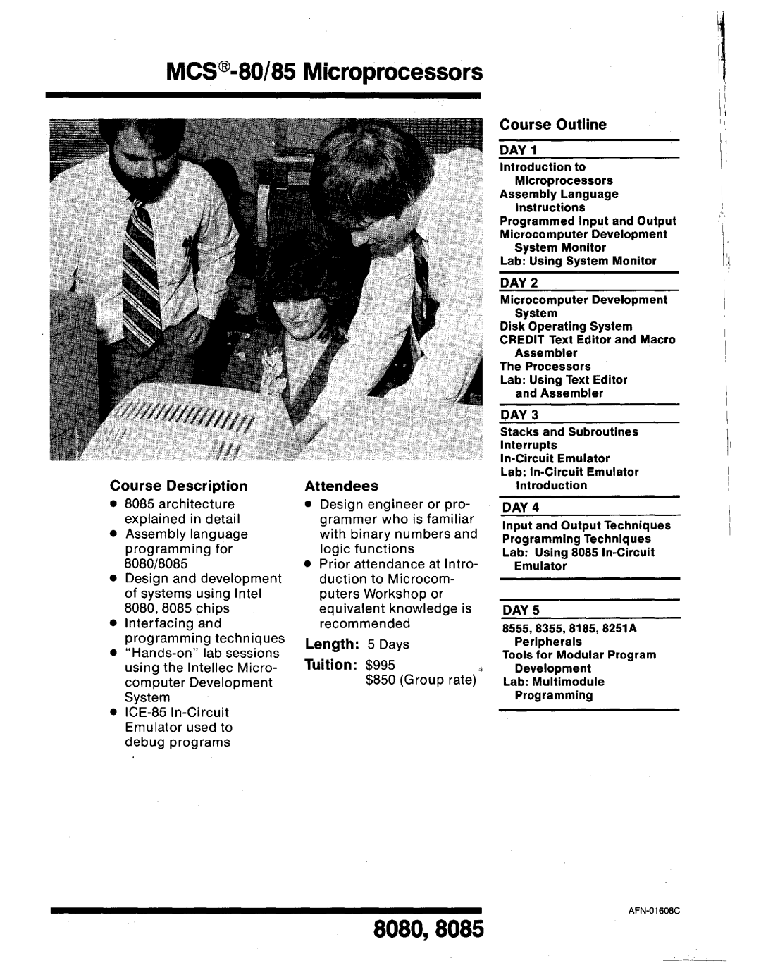 Intel manual MCS-80/85 Microprocessors 