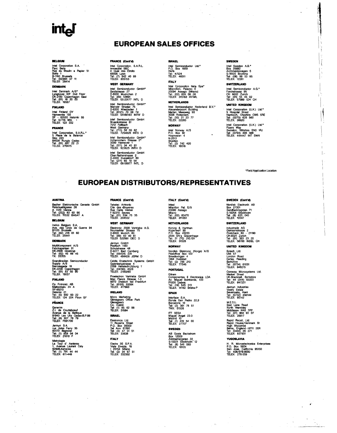 Intel MCS-80/85 manual 1 