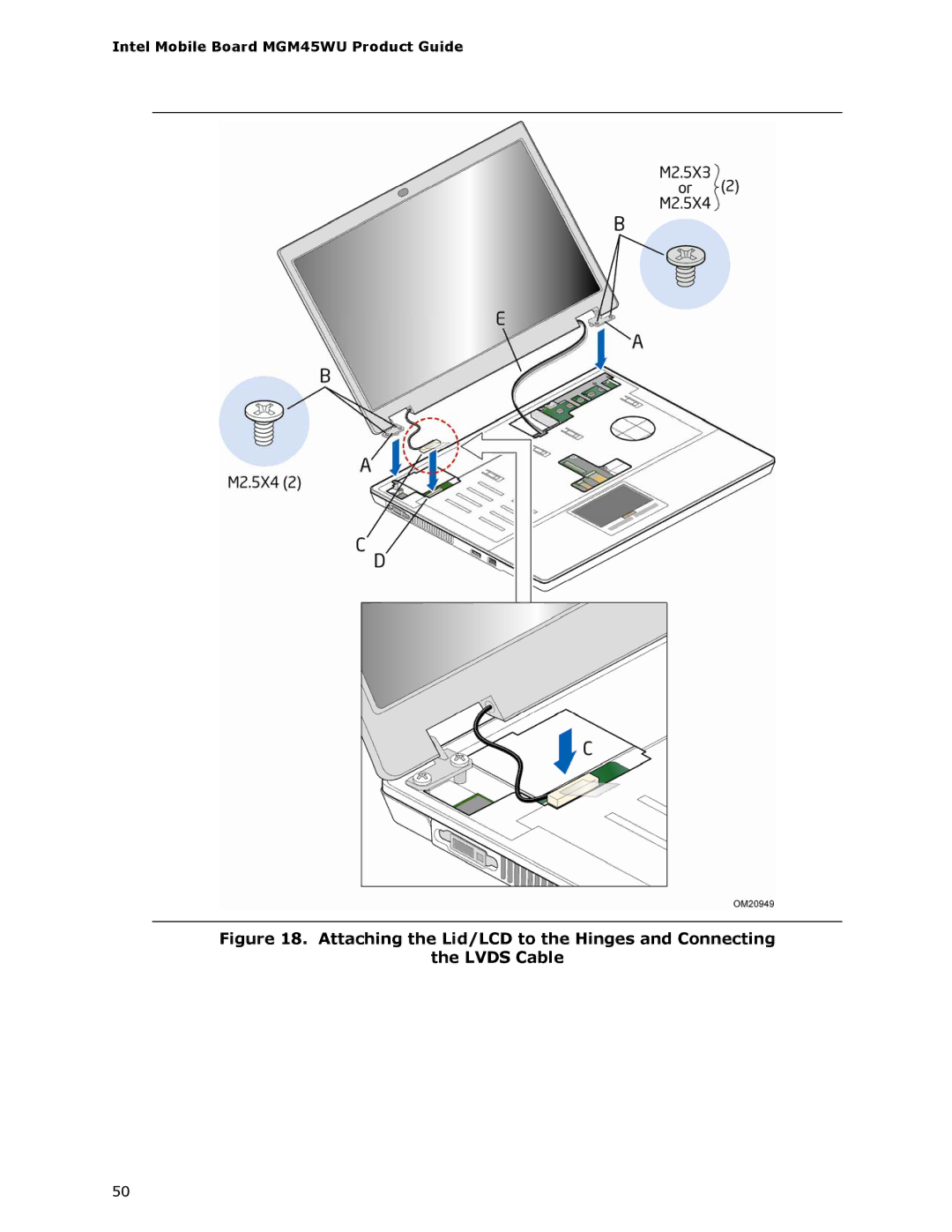 Intel manual Intel Mobile Board MGM45WU Product Guide 