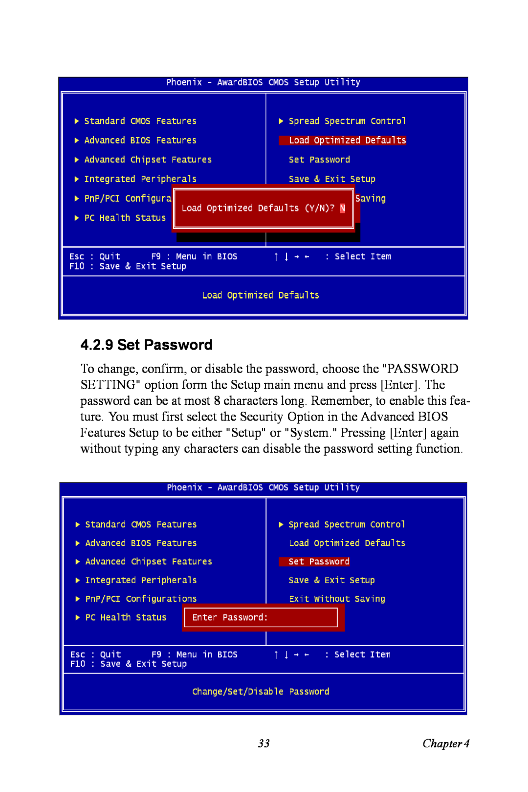 Intel 3U Compact PCI, MIC-3321 user manual Set Password 