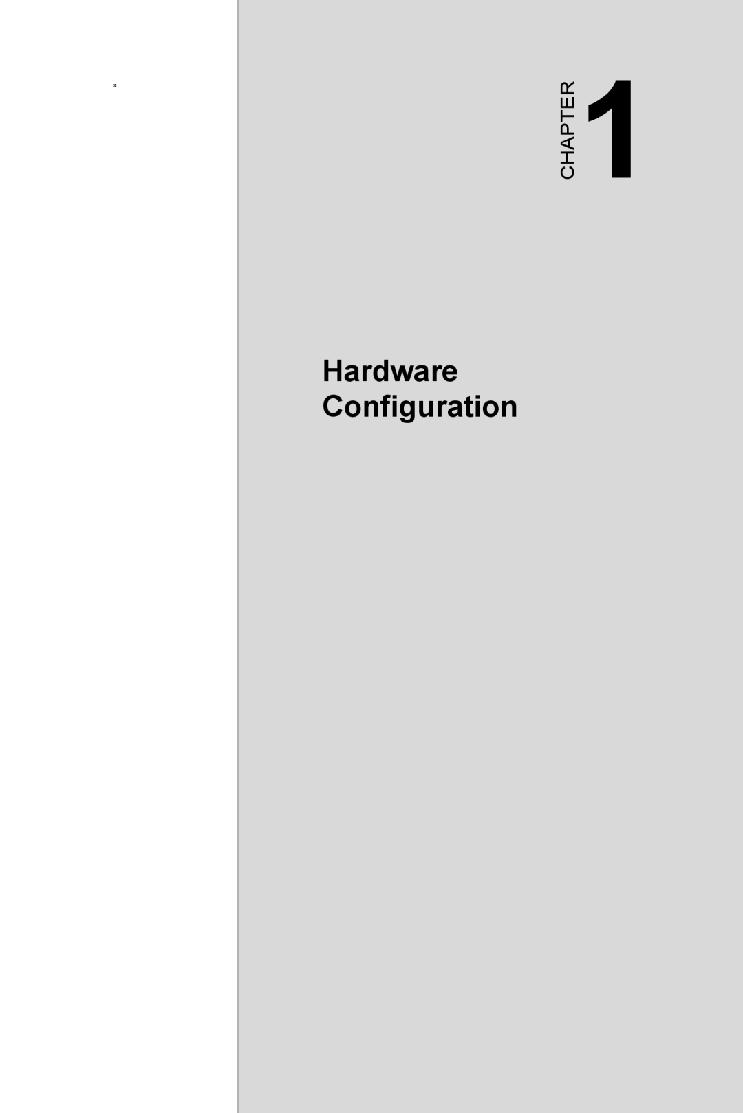 Intel 3U Compact PCI, MIC-3321 user manual Hardware Configuration, Chapter 