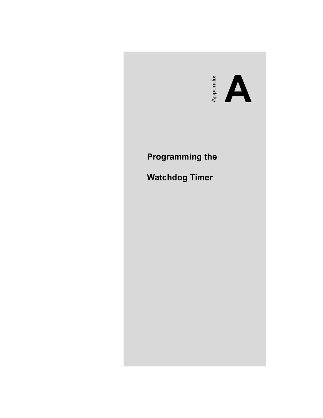 Intel MIC-3358 user manual Programming Watchdog Timer 