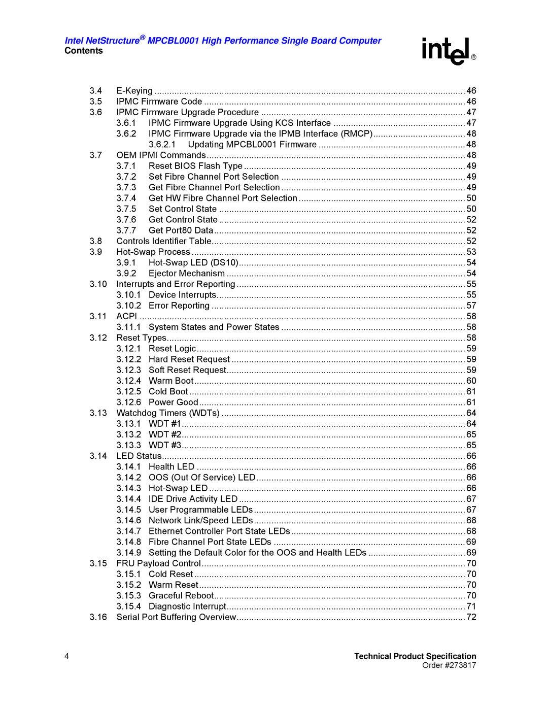 Intel MPCBL0001 manual 10.1 