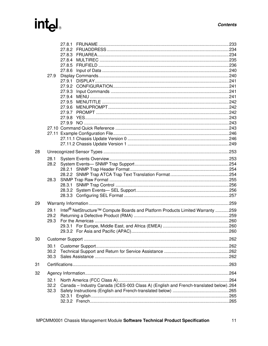 Intel MPCMM0001 manual 27.8.1 