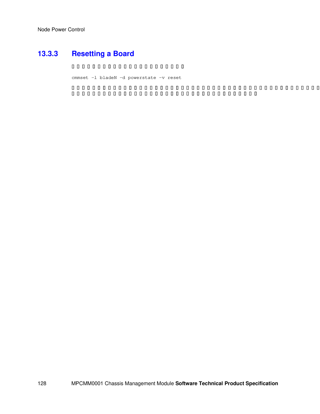 Intel MPCMM0001 manual Resetting a Board 