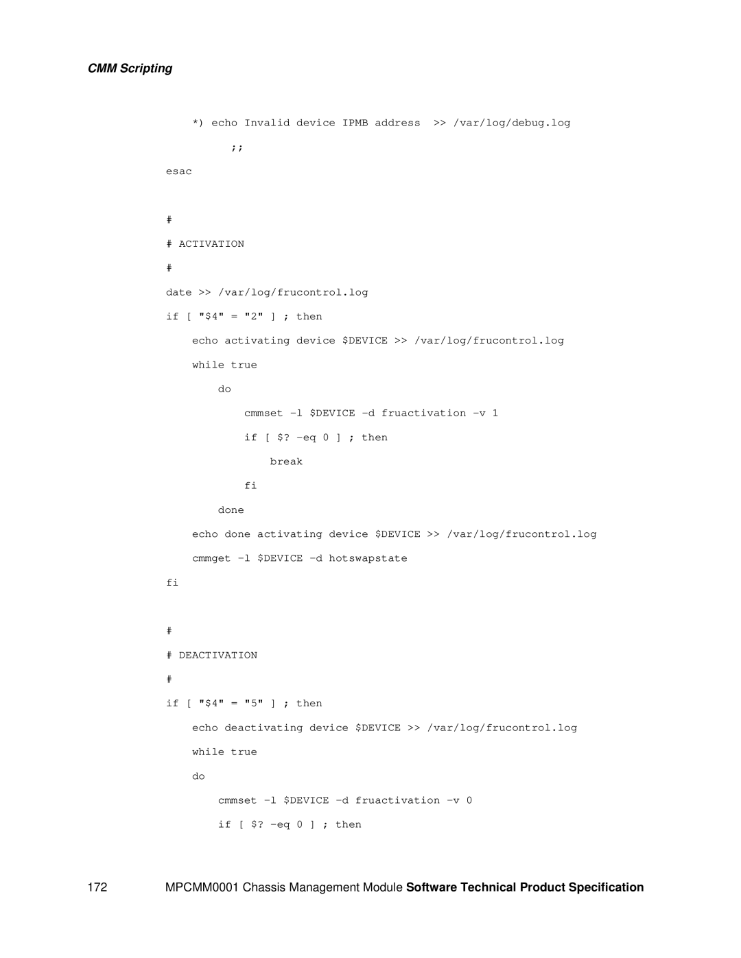 Intel MPCMM0001 manual # Activation 