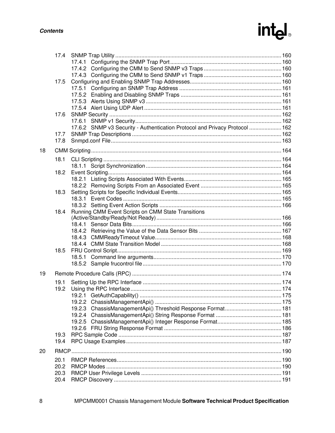 Intel MPCMM0001 manual Rmcp 