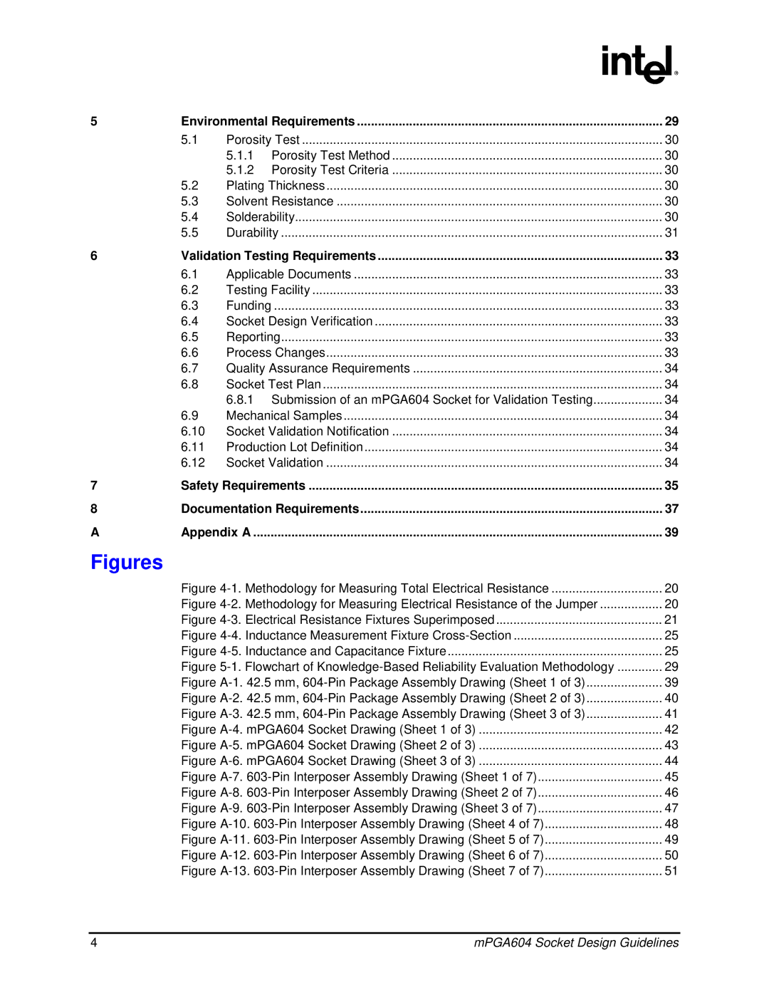 Intel mPGA604 manual Figures 