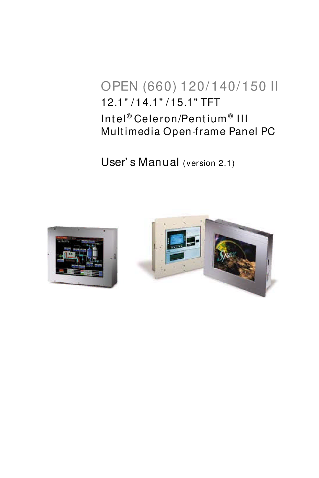 Intel OPEN (660) 120/140/150 II user manual Open 660 120/140/150 