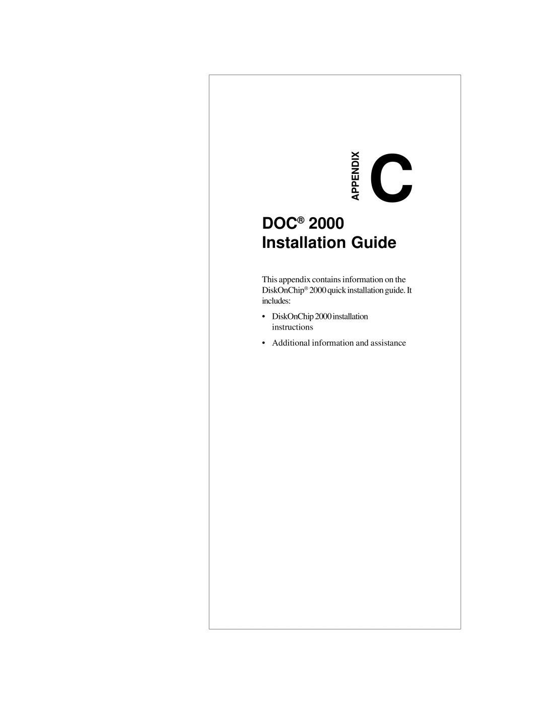 Intel PCA-6175 manual DOC 2000 Installation Guide 