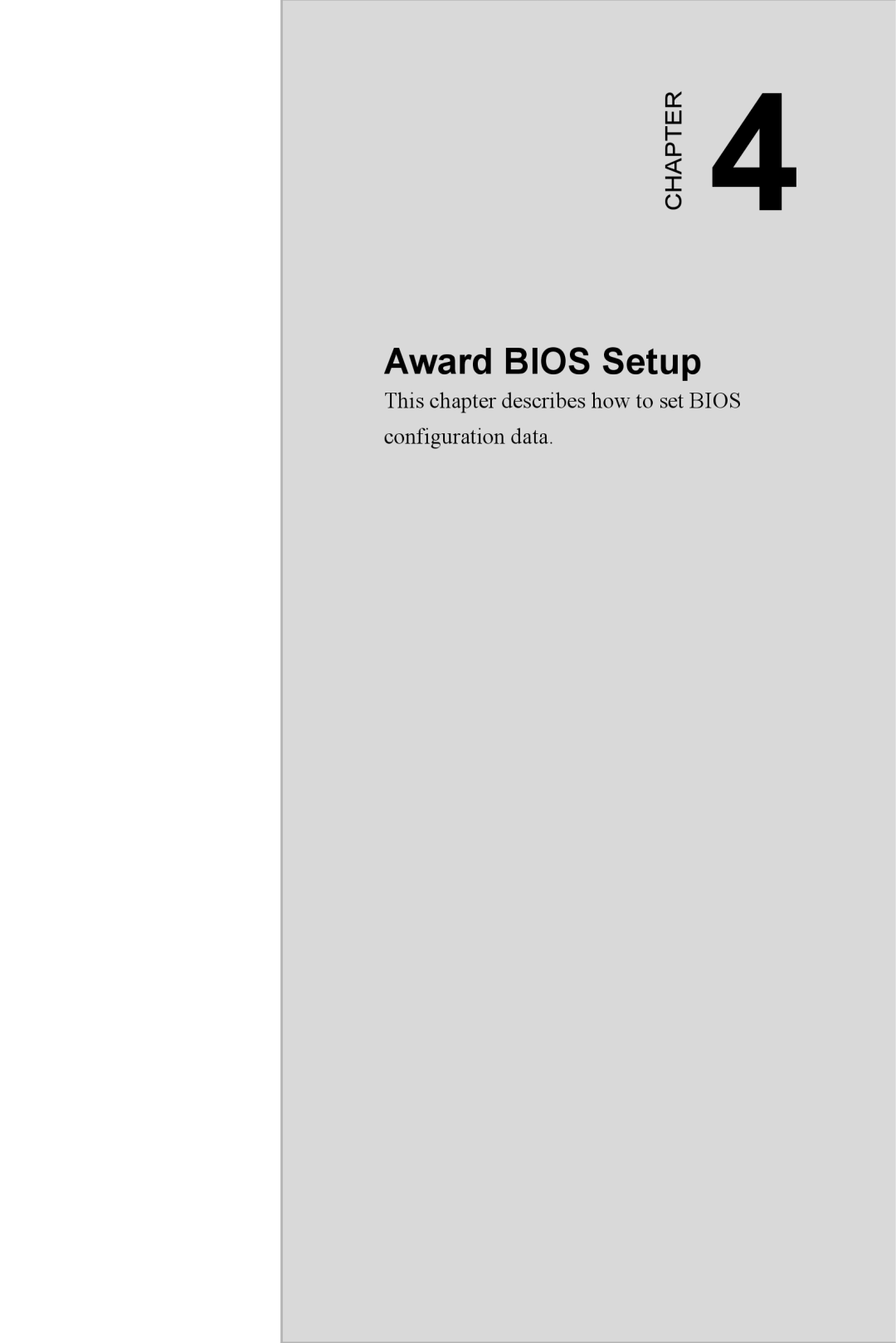 Intel PCI-6886 user manual Award Bios Setup 