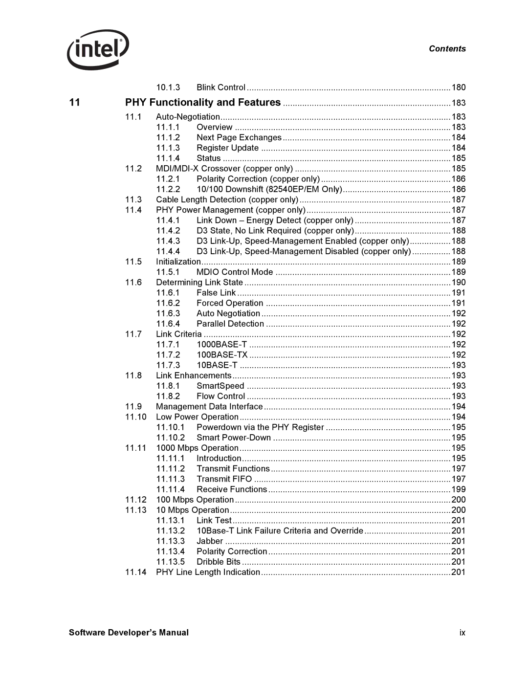 Intel PCI-X, Intel Gigabit Ethernet Controllers manual 10.1.3 