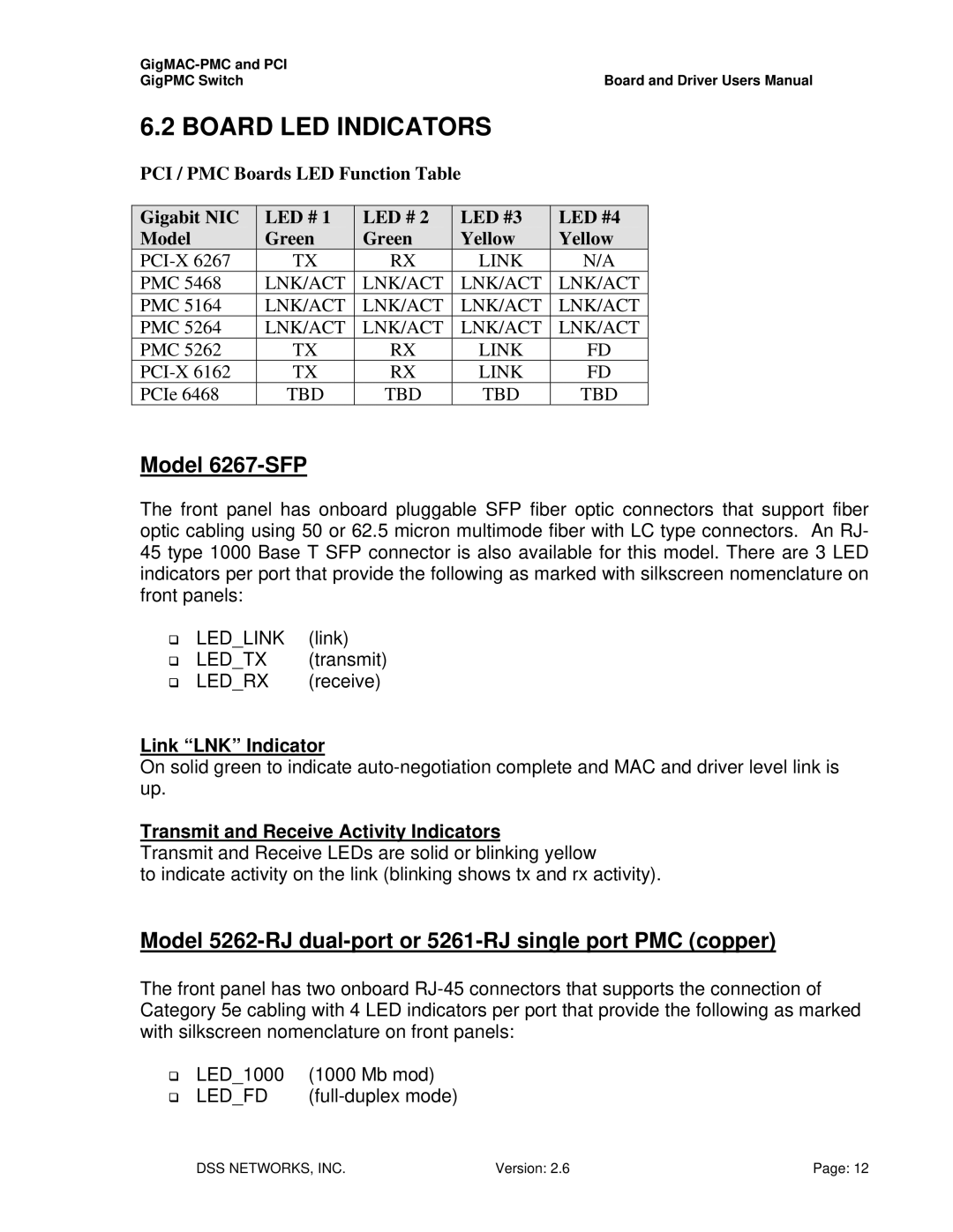 Intel PCI-X user manual Board LED Indicators, Link LNK Indicator, Transmit and Receive Activity Indicators 