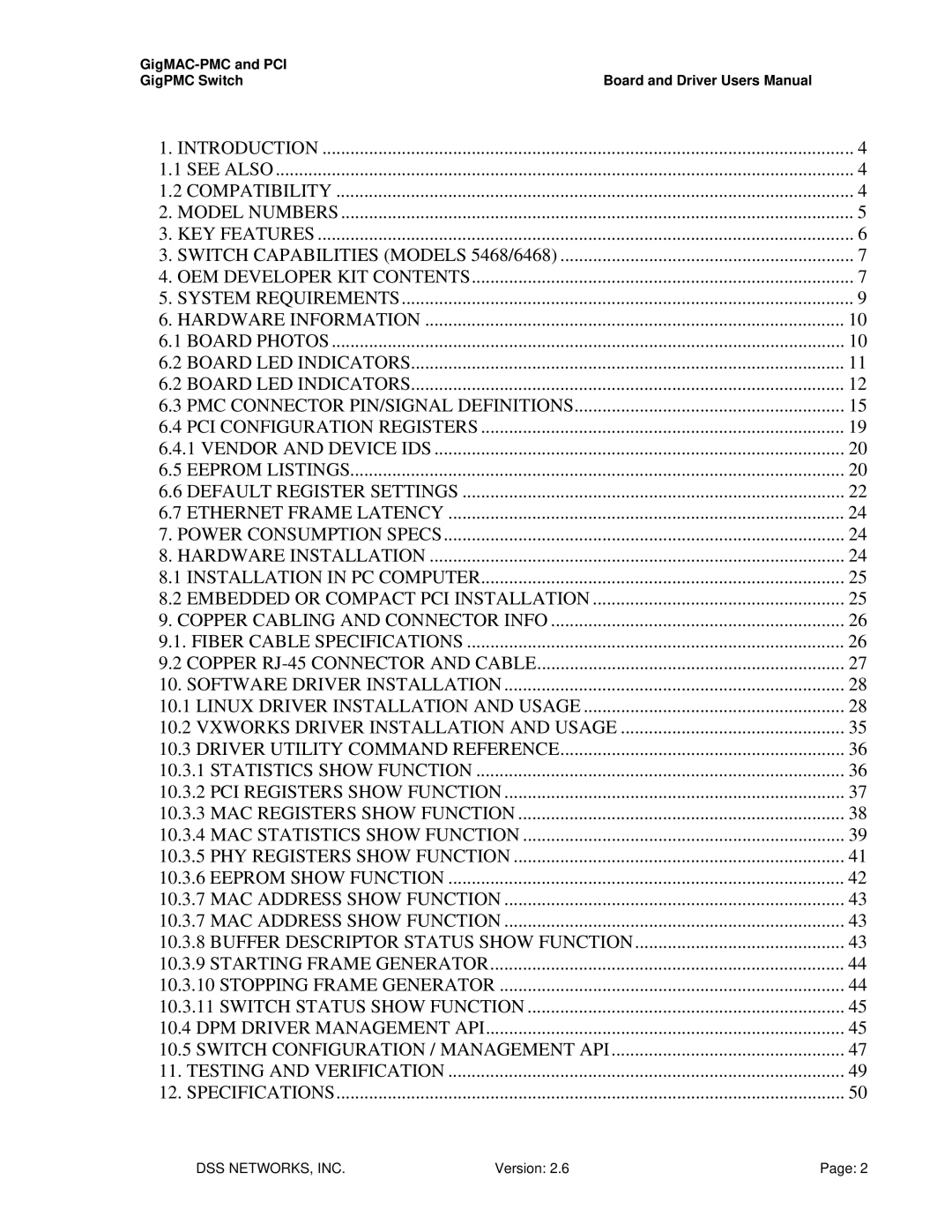 Intel PCI-X user manual GigMAC-PMC and PCI GigPMC Switch 