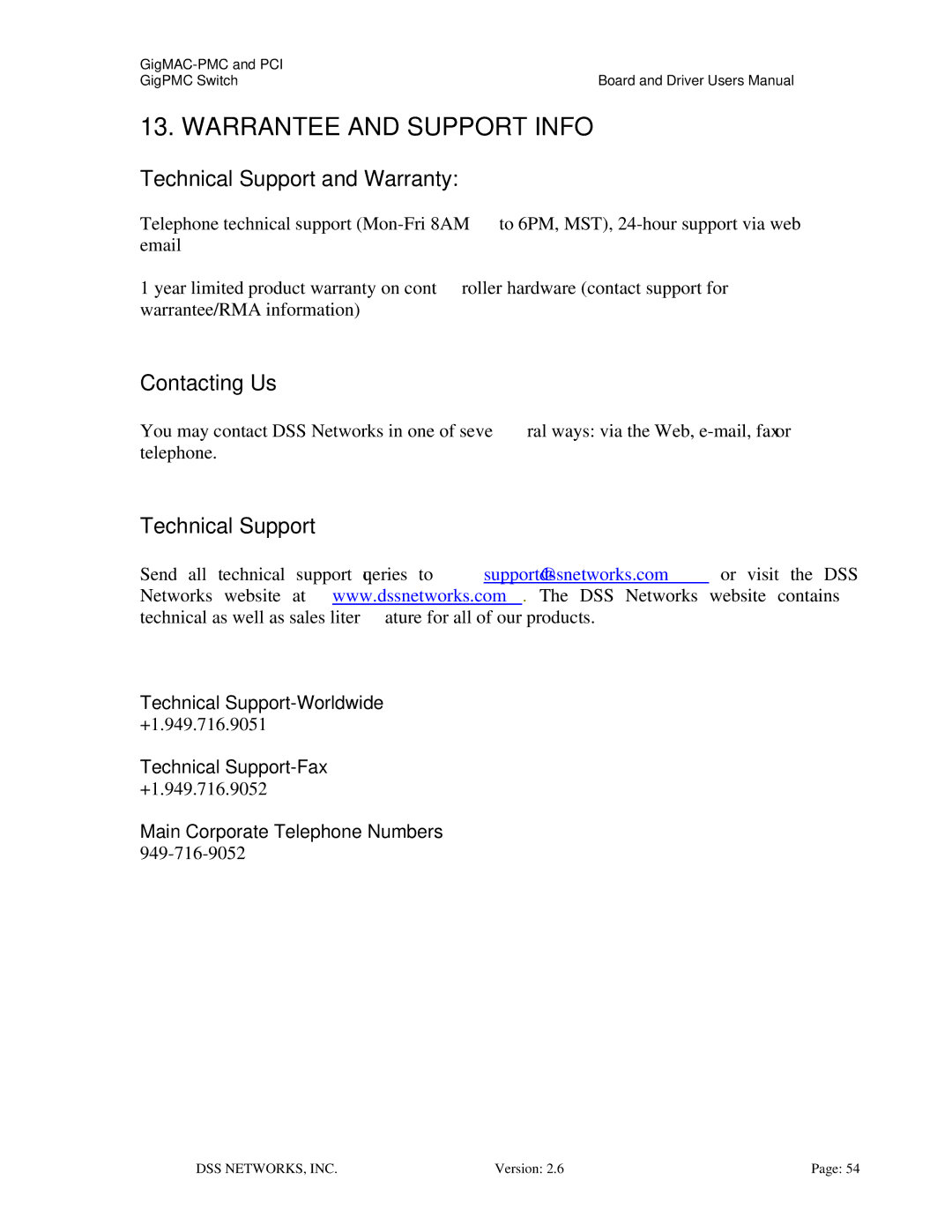 Intel PCI-X user manual Warrantee and Support Info, Technical Support and Warranty 