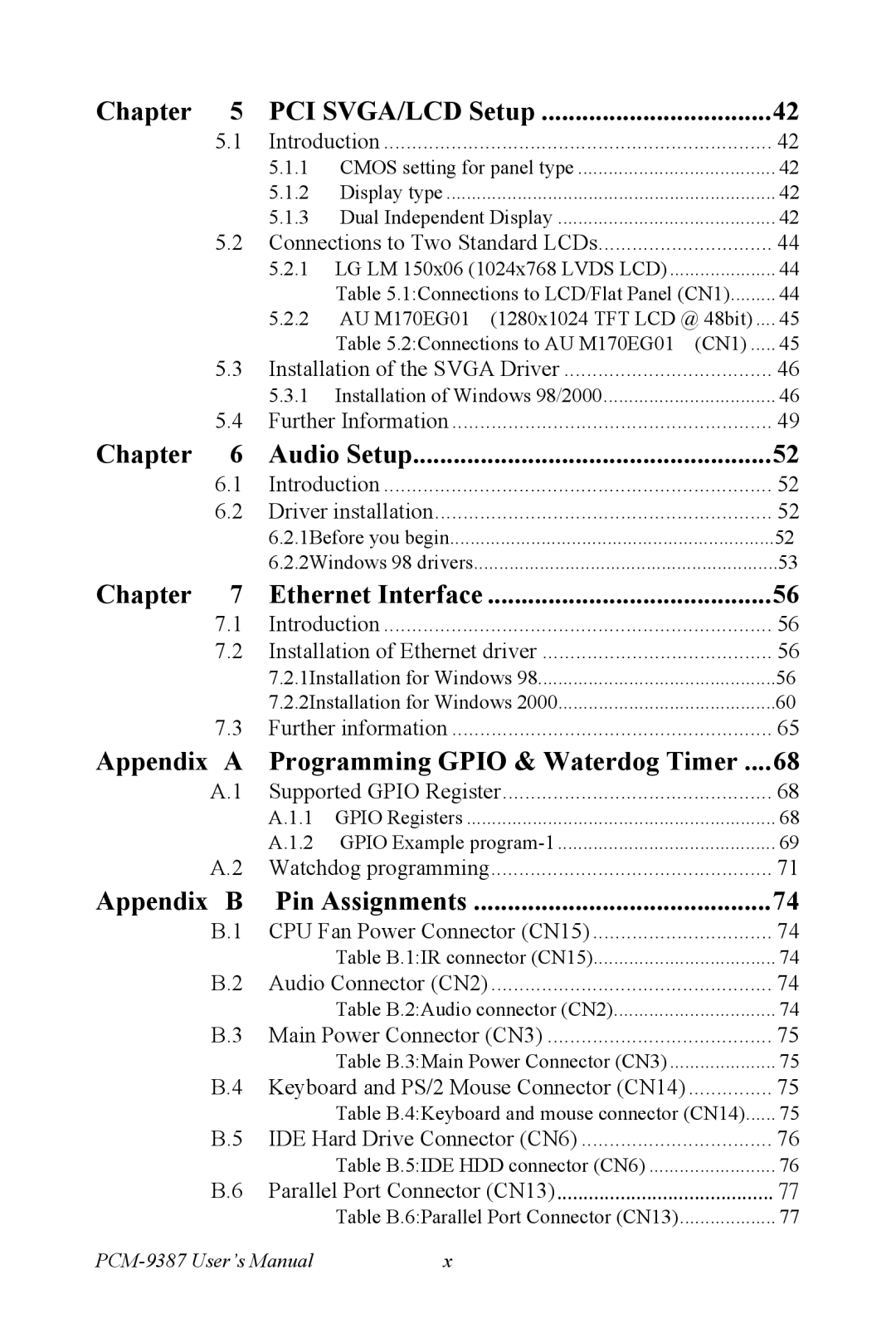 Intel PCM-9387 user manual Chapter Audio Setup 