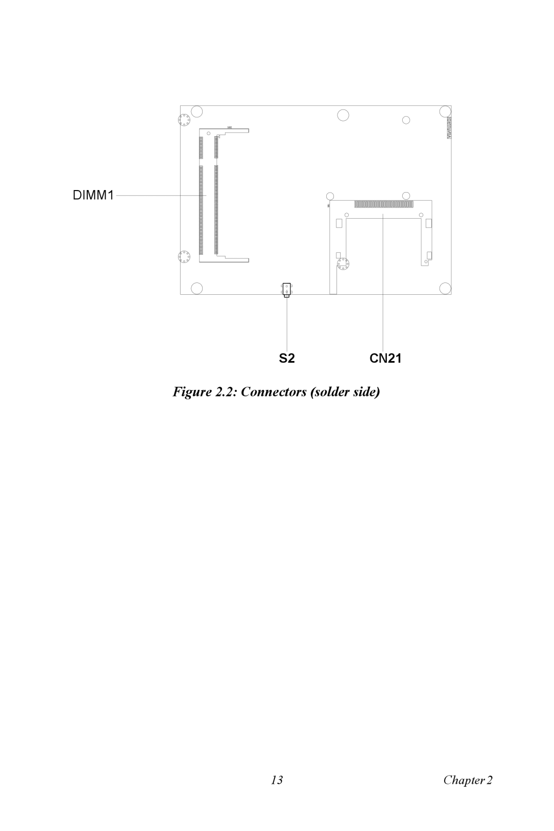 Intel PCM-9387 user manual Connectors solder side 