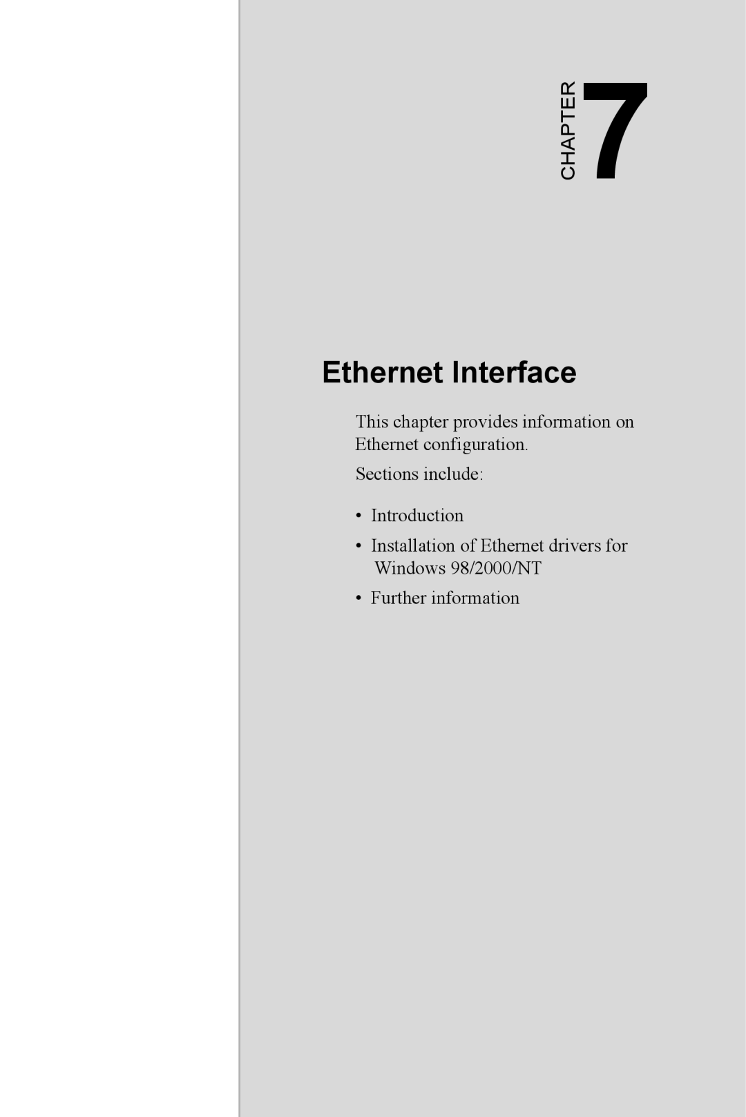 Intel PCM-9387 user manual Ethernet Interface 