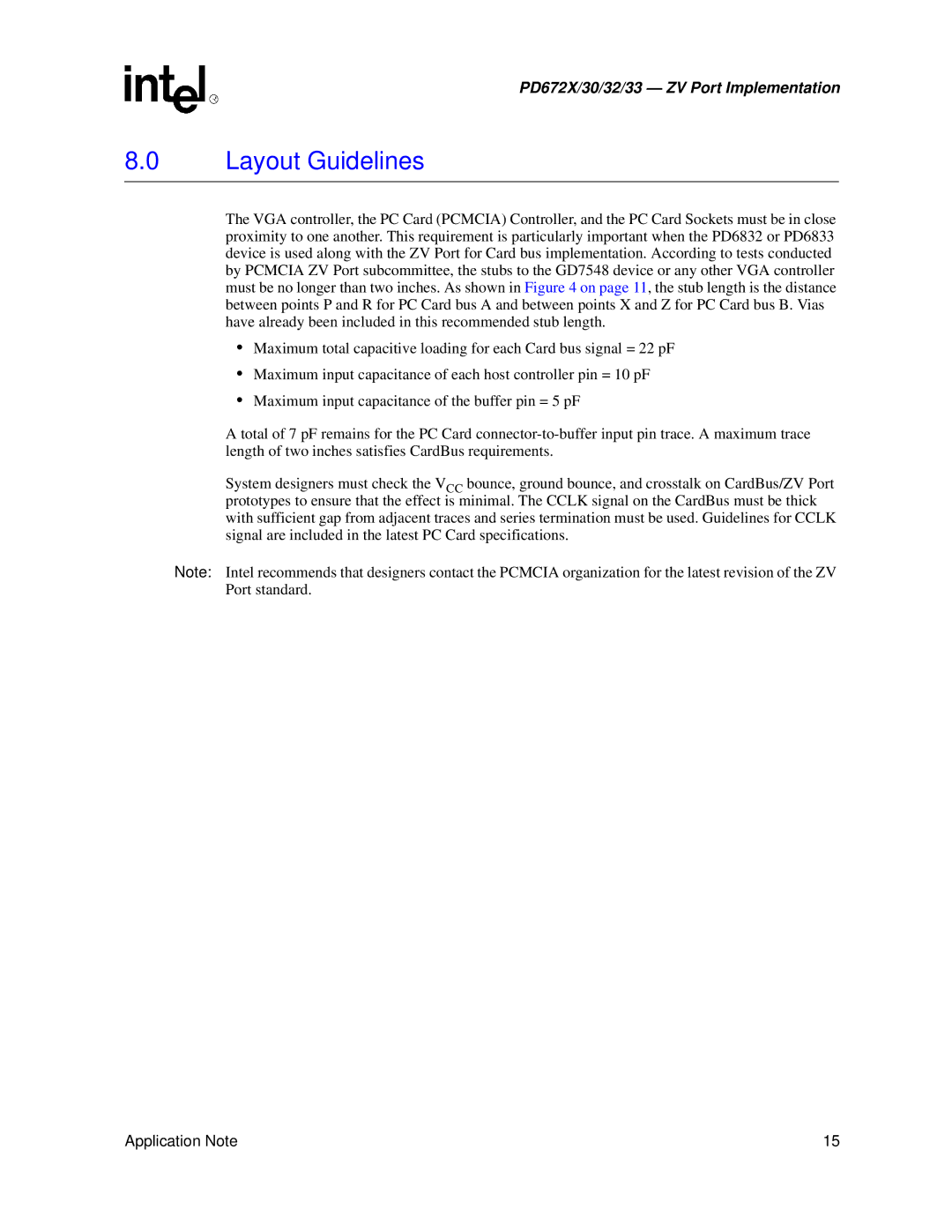 Intel PD672X/30/32/33 manual Layout Guidelines 