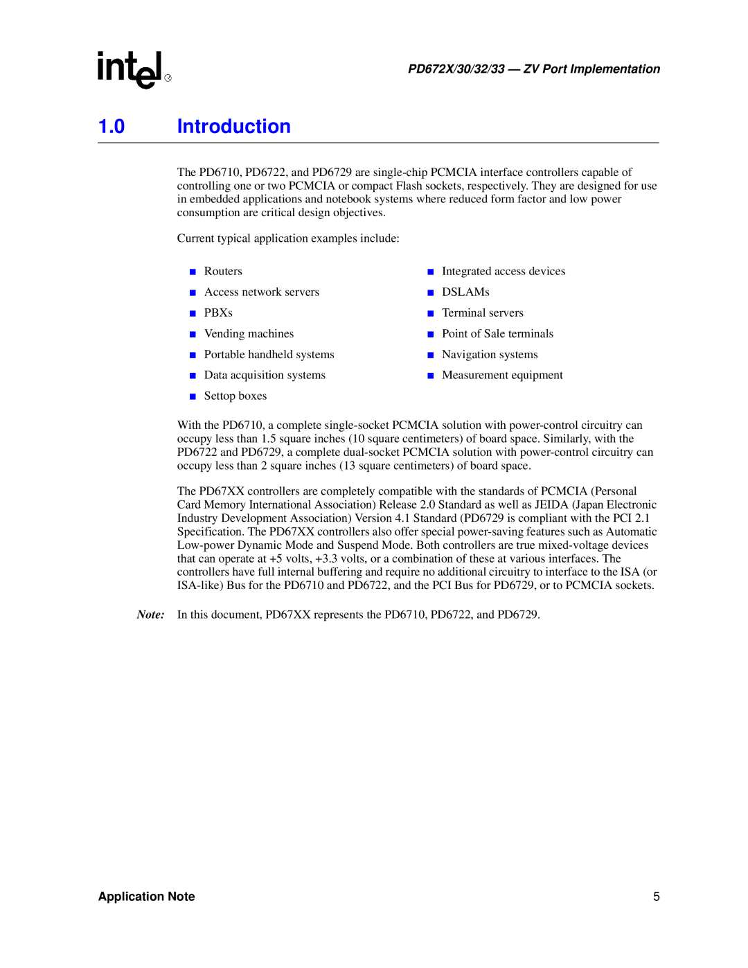 Intel PD672X/30/32/33 manual Introduction 